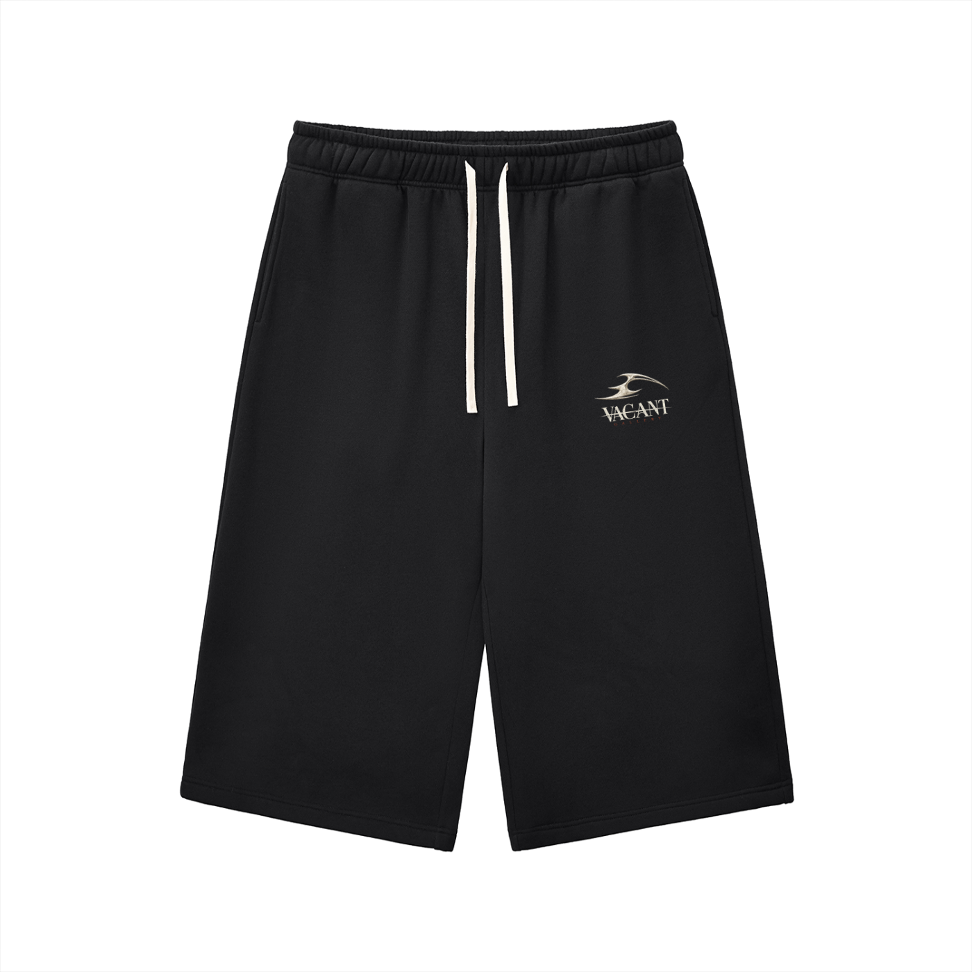 Relaxed Drawstring Three-quarter Sweatpants
