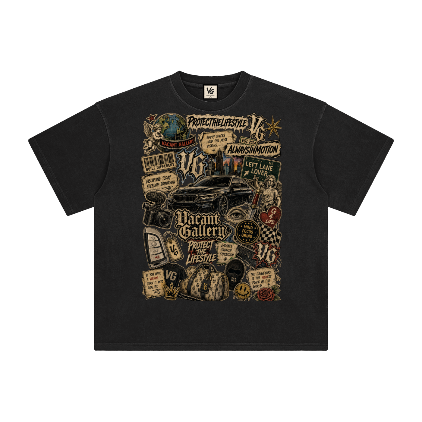 Enzyme Washed T-Shirt