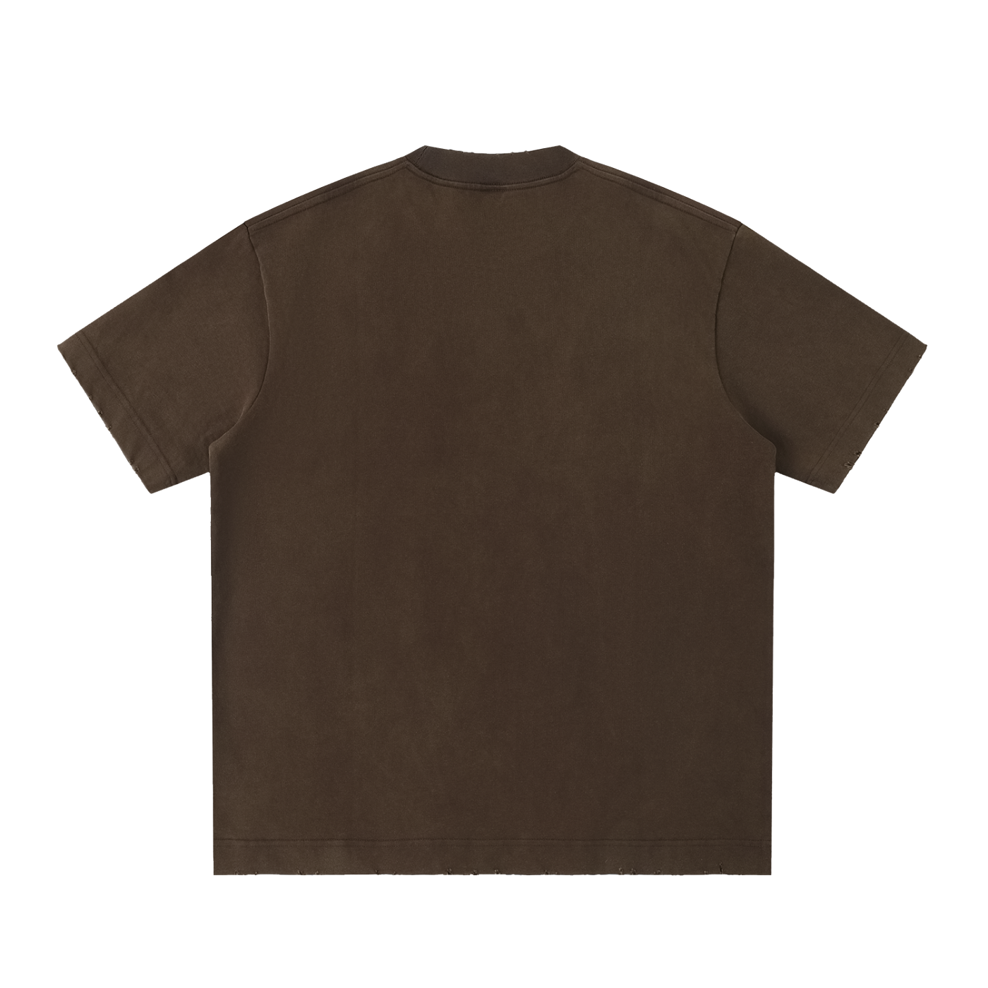 2 Heavyweight Vintage Washed Frayed T-Shirt