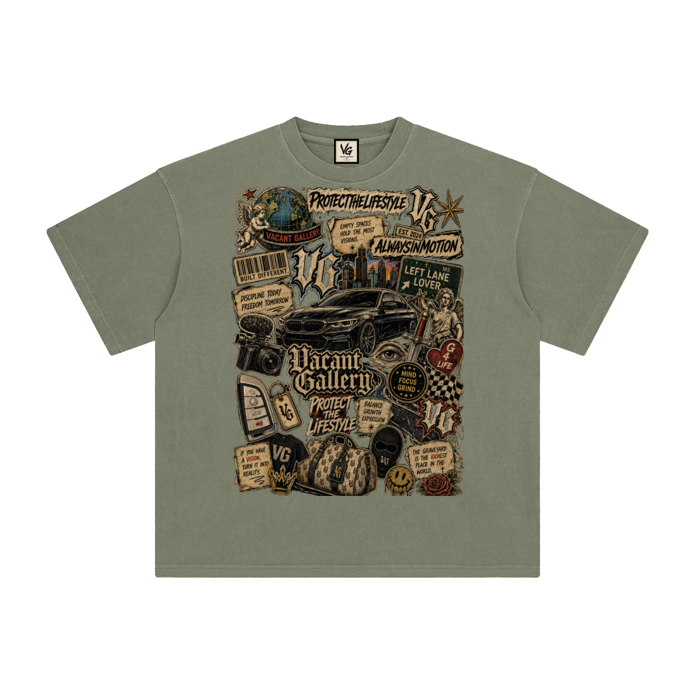 Enzyme Washed T-Shirt