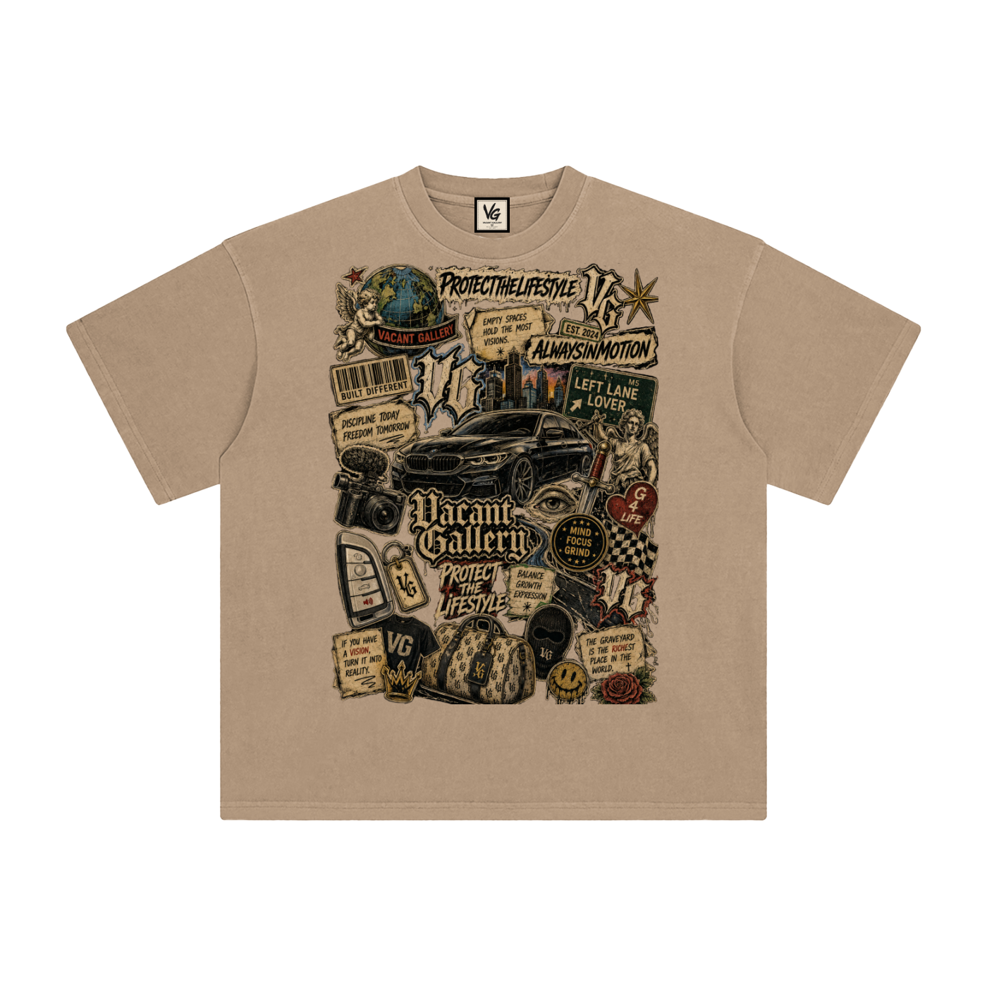Enzyme Washed T-Shirt
