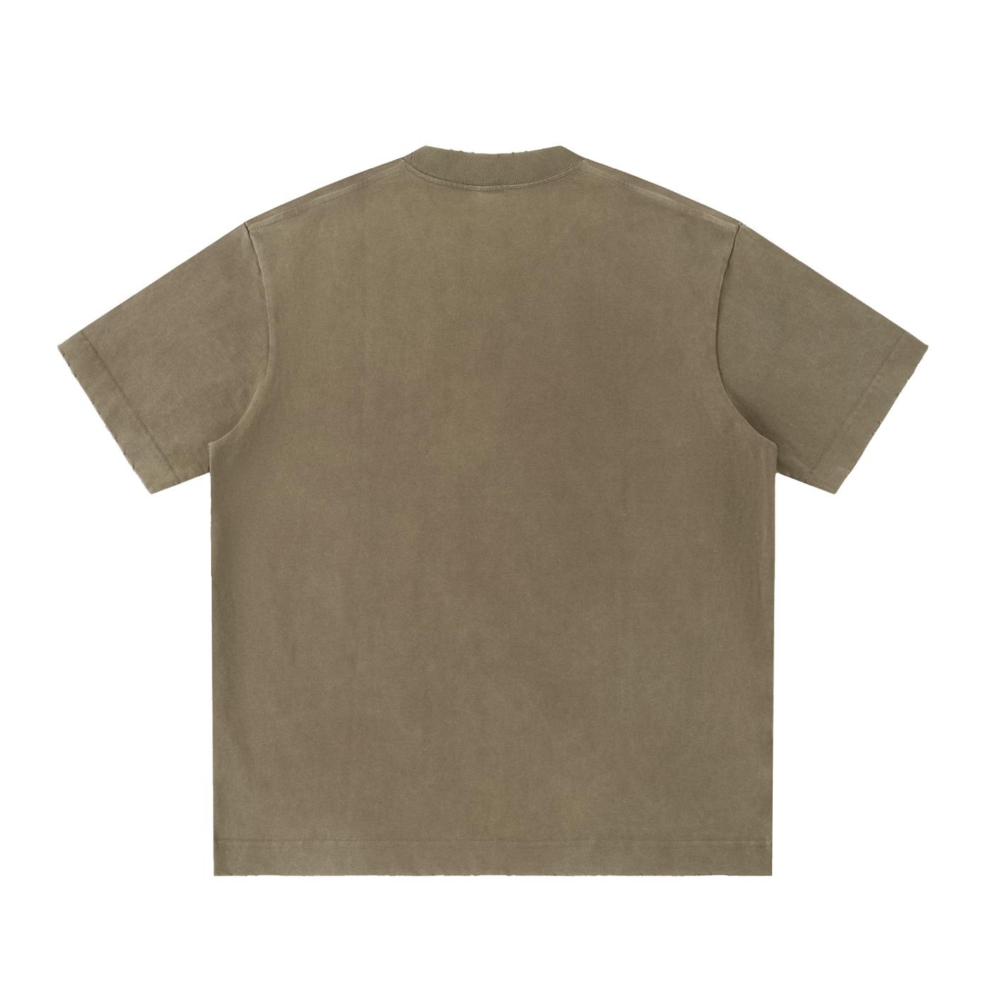 2 Heavyweight Vintage Washed Frayed T-Shirt