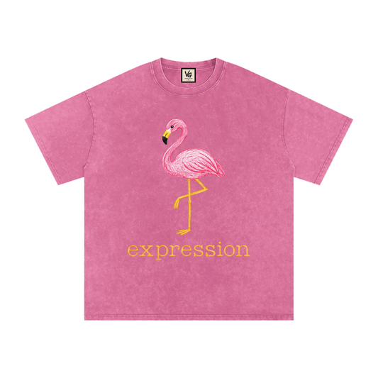 "Expression" Snow Washed Oversized T-Shirt
