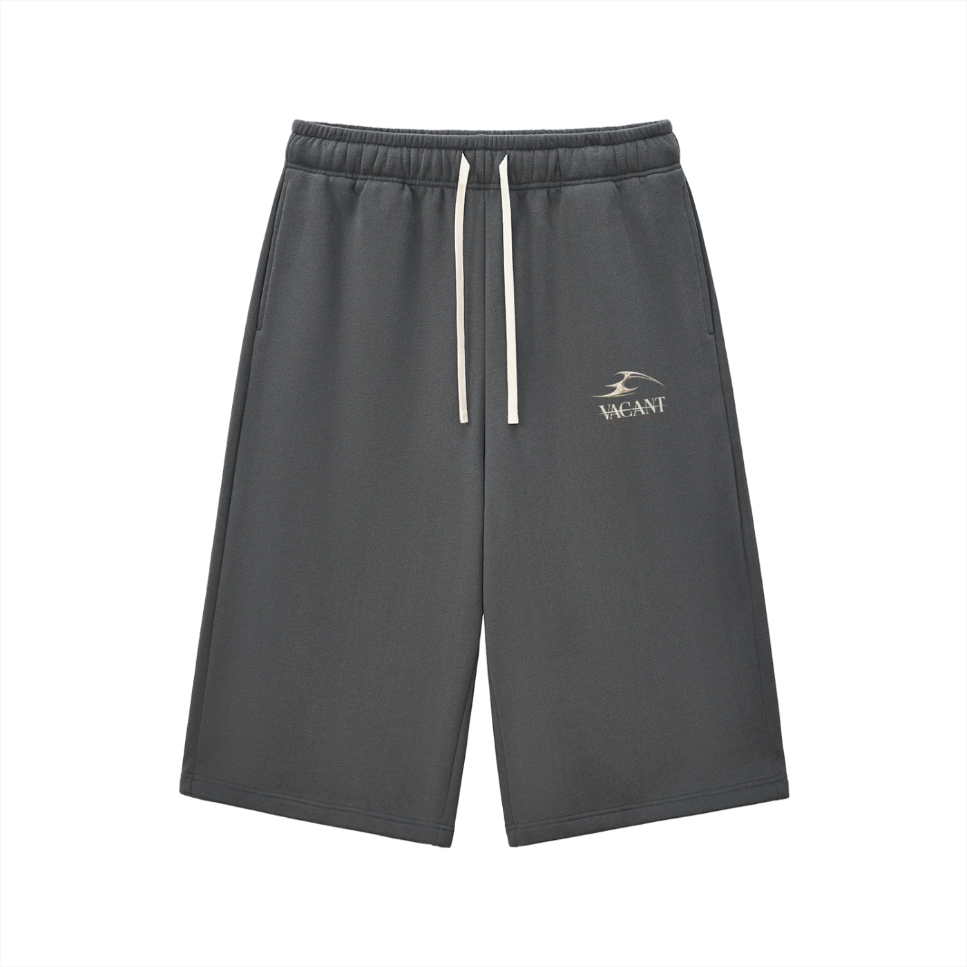 Relaxed Drawstring Three-quarter Sweatpants