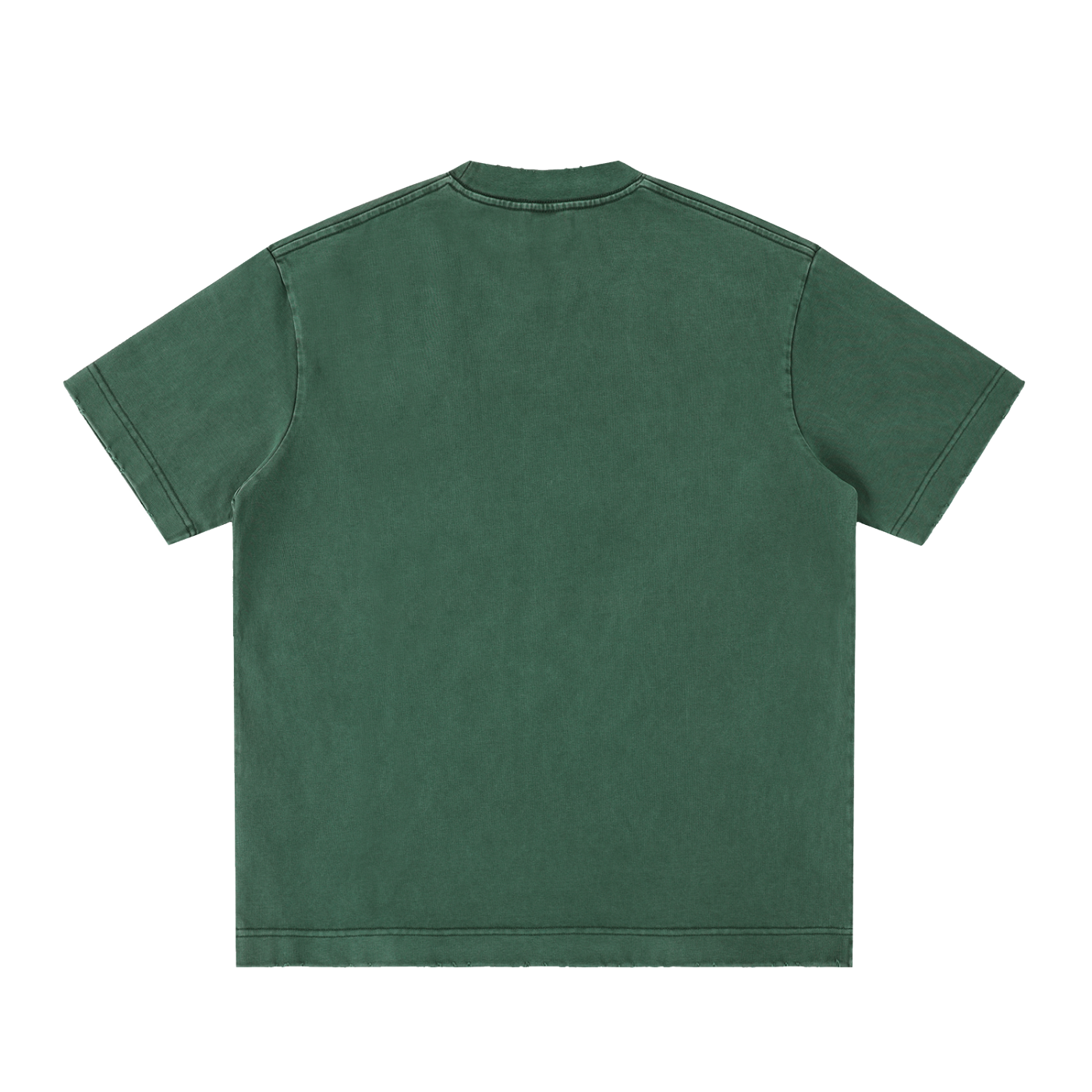 2 Heavyweight Vintage Washed Frayed T-Shirt
