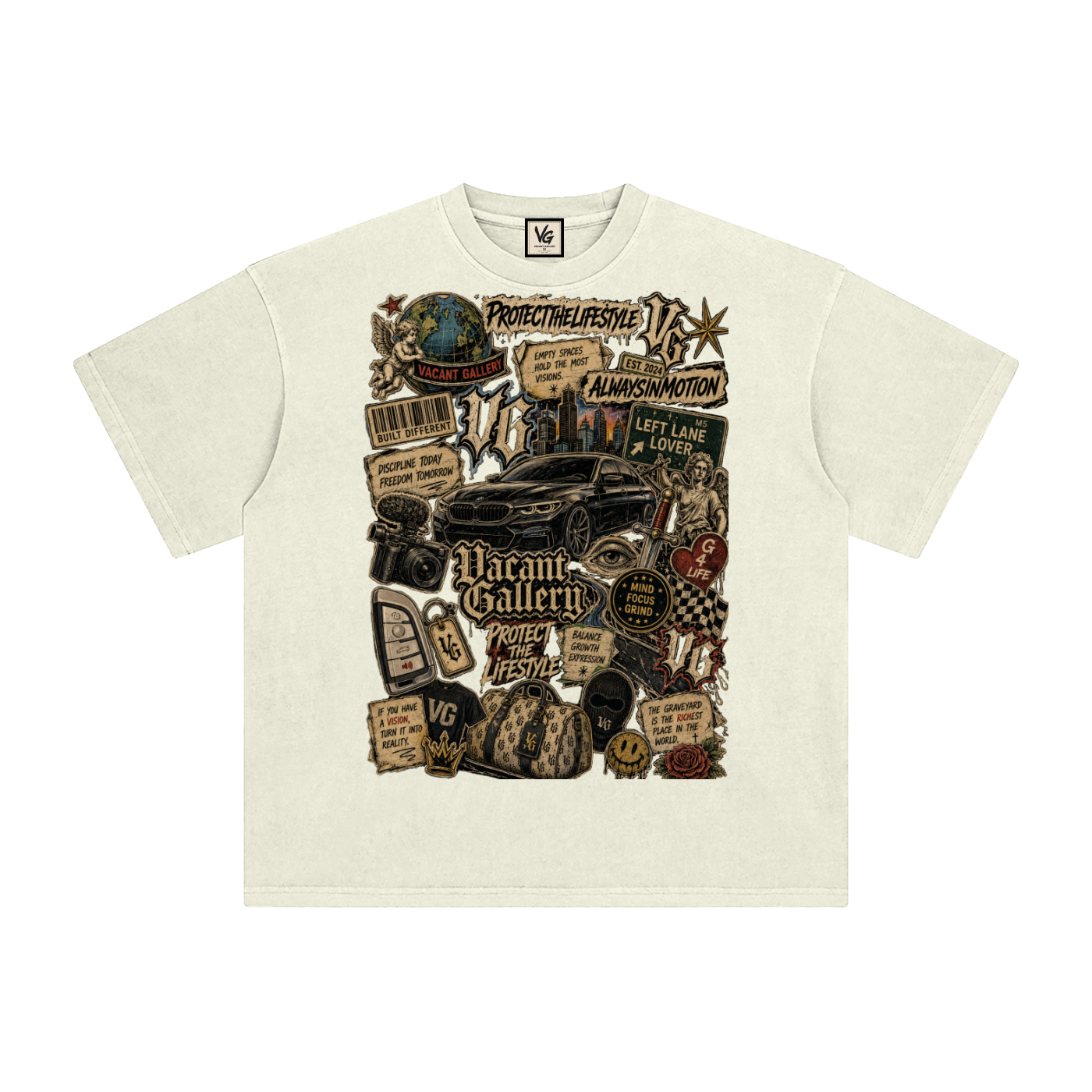 Enzyme Washed T-Shirt
