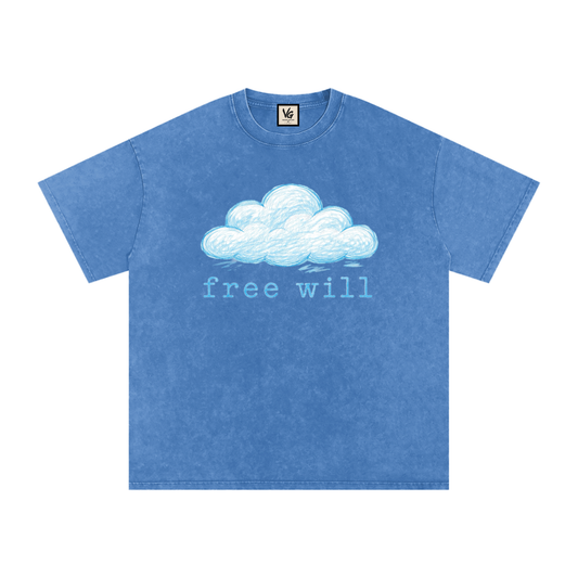"free will" Snow Washed T-Shirt